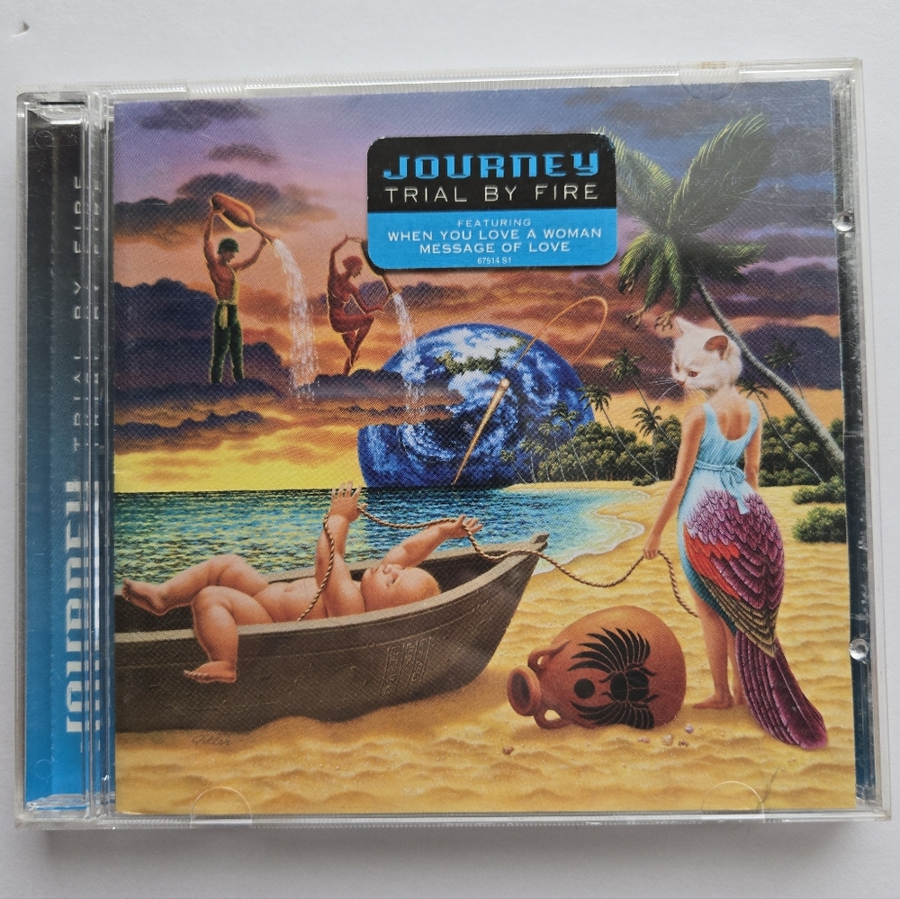 Journey Trial By Fire CD 1996 Columbia CK 67514 Arena Rock Hard Rock